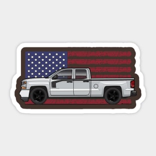 Grey USA Sticker